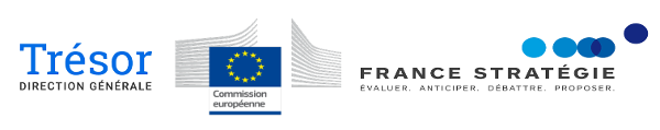 Logos Trésor, Comission Européenne, France Stratégie