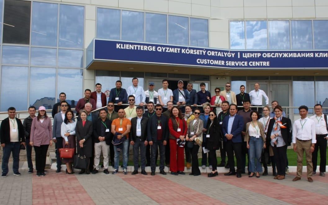 Visite du port de Kuryk au sud de la ville d'Aktau, dans la région de Manguistau, 17/05/2022.