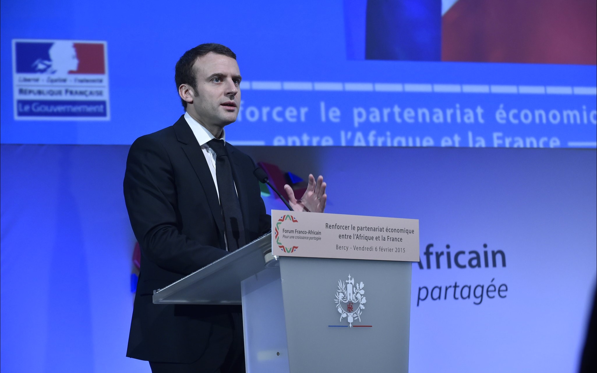 Emmanuel Macron, Forum franco-africain pour une croissance partagée