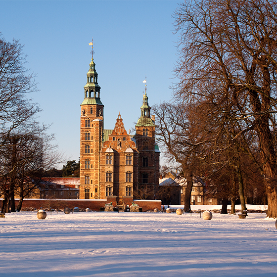 Château de Rosenborg en hiver