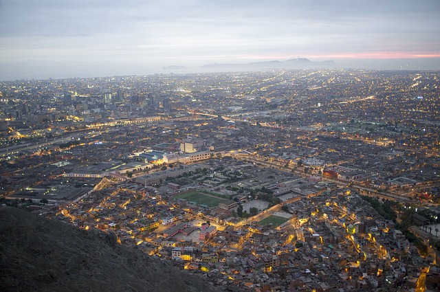 Vue du centre-ville de Lima