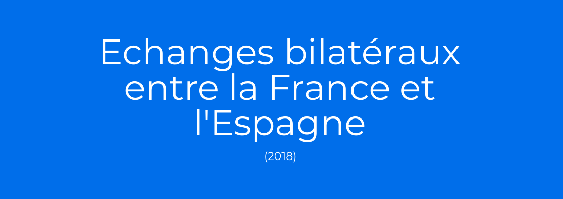 Les échanges bilatéraux entre la France et l'Espagne