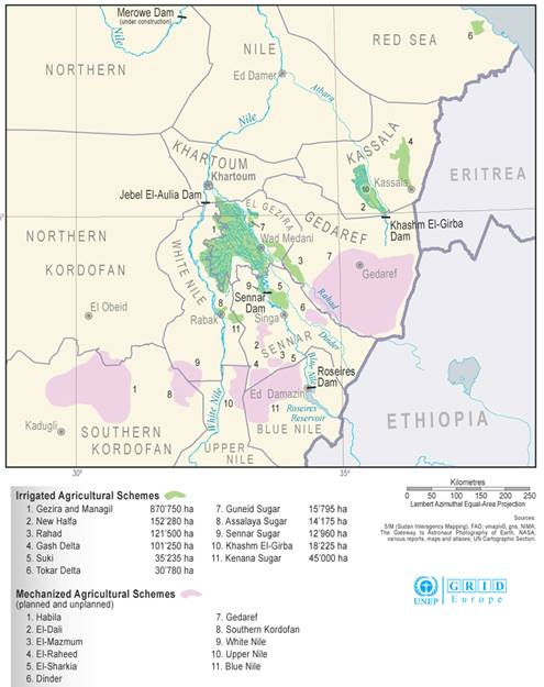 Zones agricoles