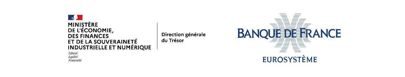 Logos DG Trésor et Banque de France