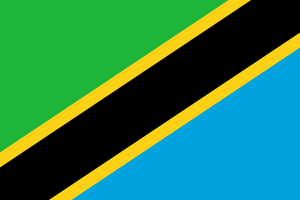 Drapeau de la République Unie de Tanzanie