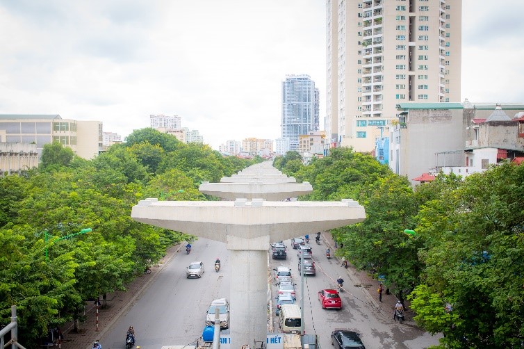 Chantier du métro de Hanoi